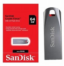 Sandisk Cruzer Force Metal 64GB Pen Drive